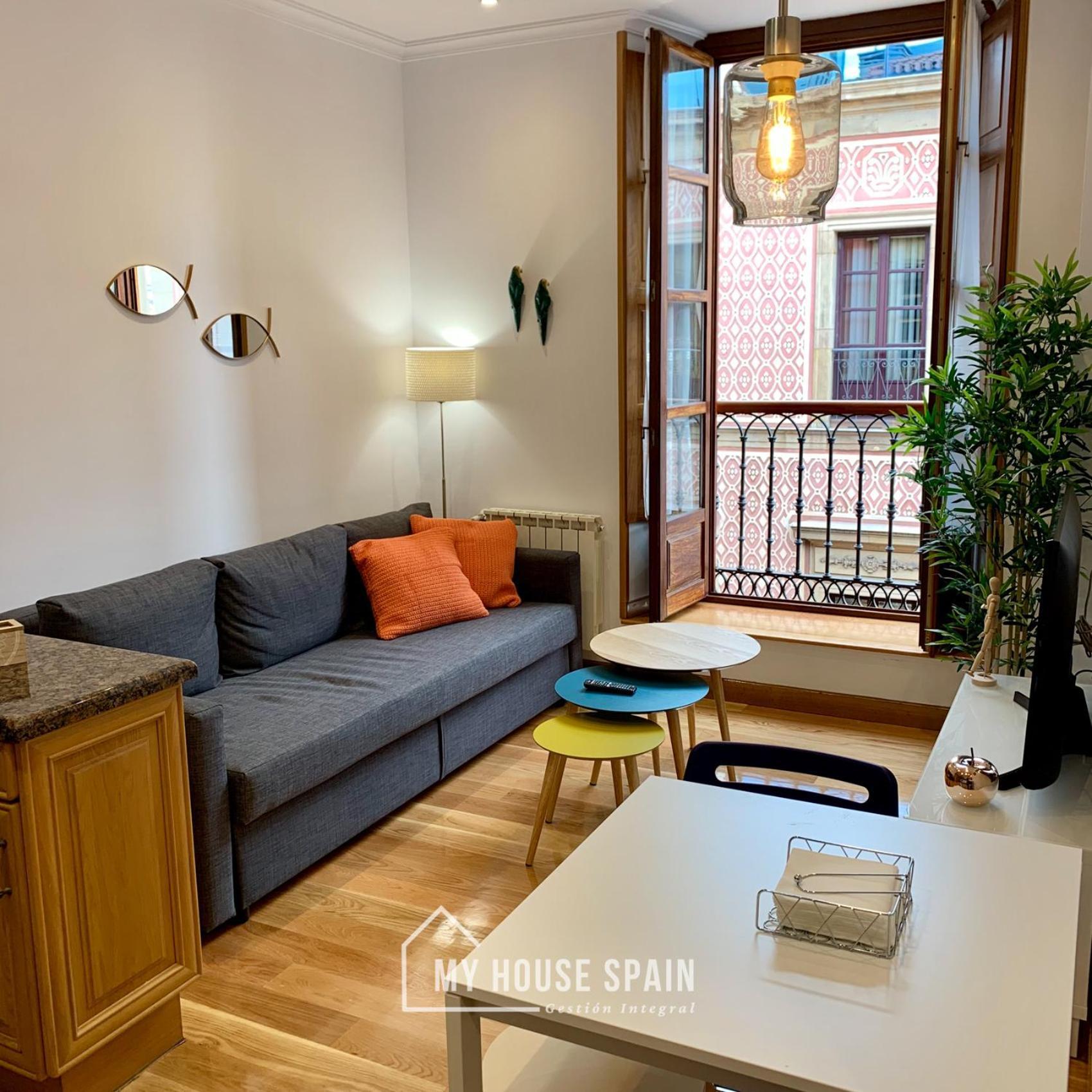 Myhousespain - Acogedor Apartamento Plaza Mayor Gijon 2 Eksteriør bilde